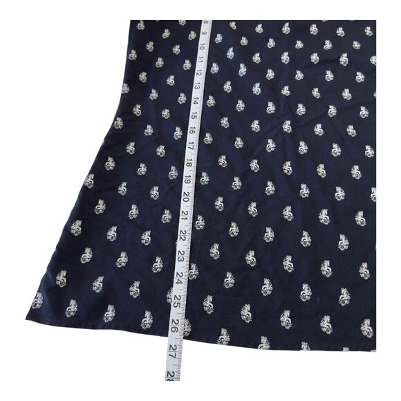 Cabi Womens Black Sleeveless V-Neck Top With White Floral Pattern Size S - Picture 5 of 11